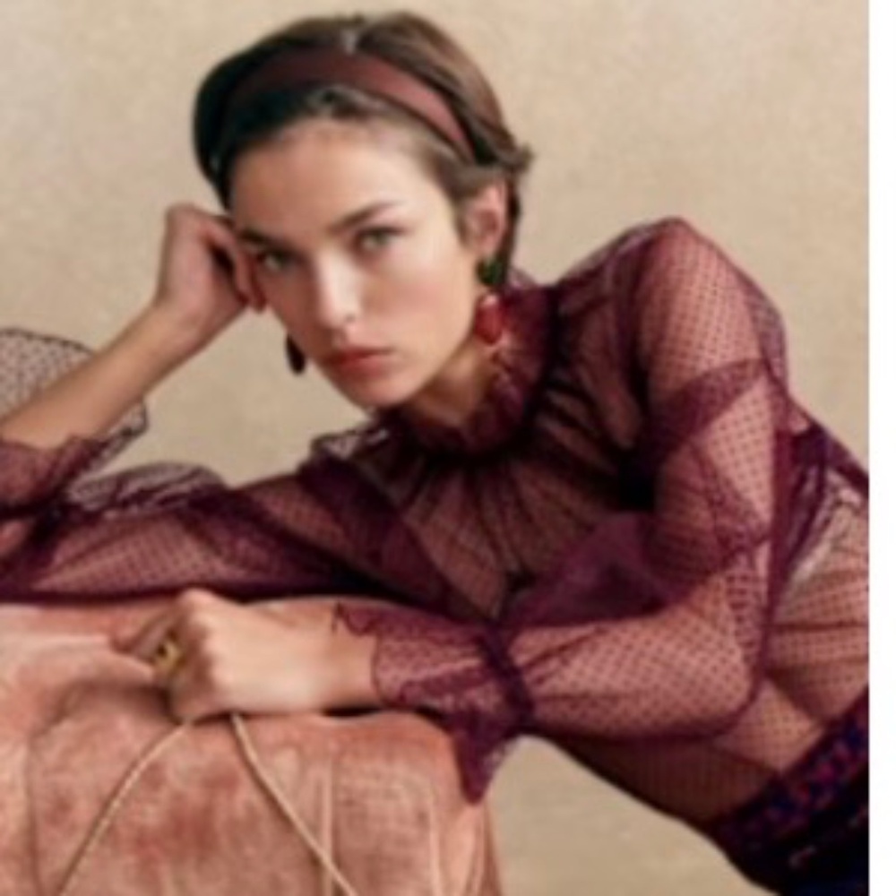 Sézane Dantes blouse size 12 US